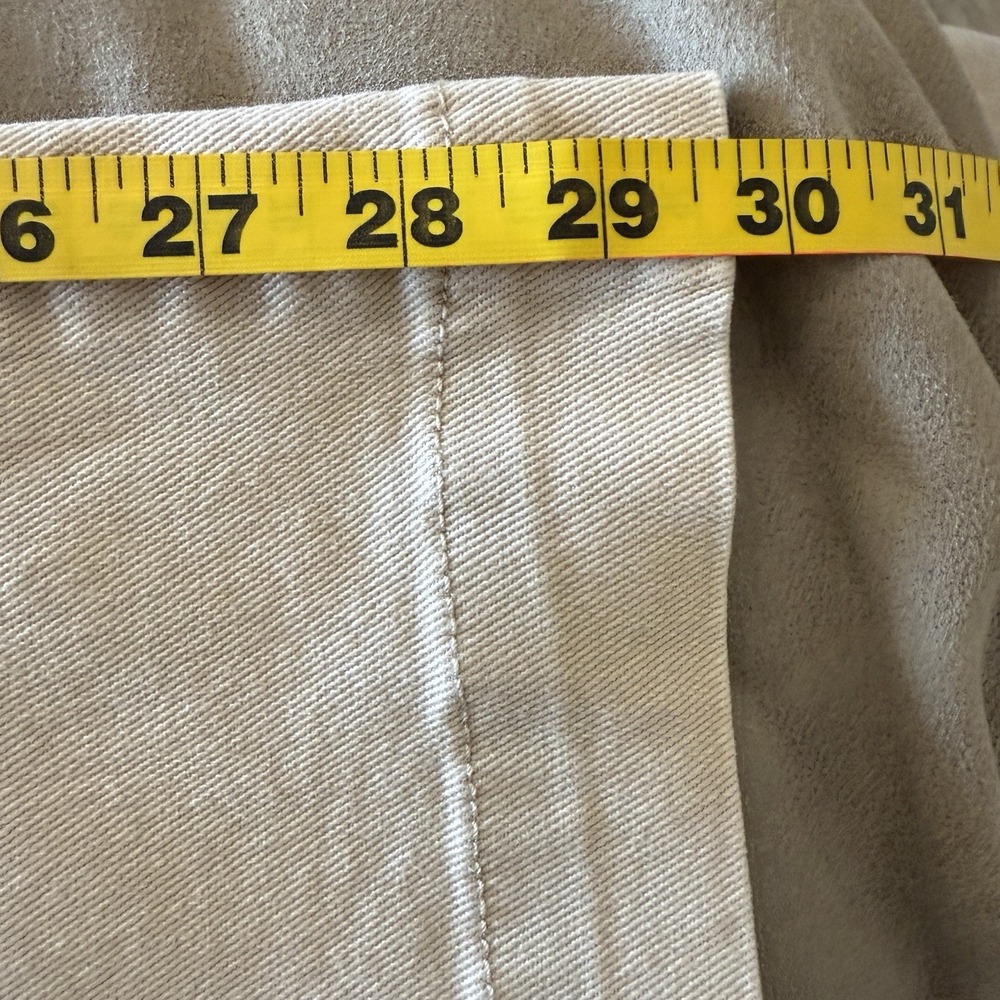 FRYE Anthropologie Womens 12 35x30 Pants Riley Wide Leg Khaki Mid Rise New Tags - Picture 11 of 12